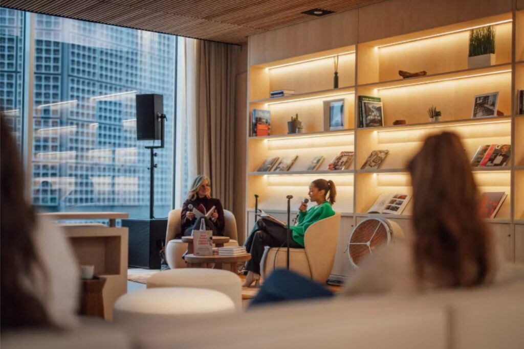 Interior Space of NIO House. Film and design by forpeople, courtesy by NIO.