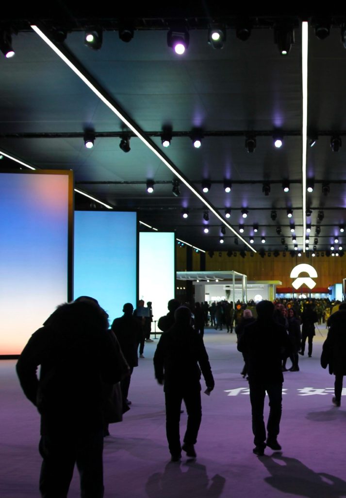 Photograph of event venue at NIO Day.