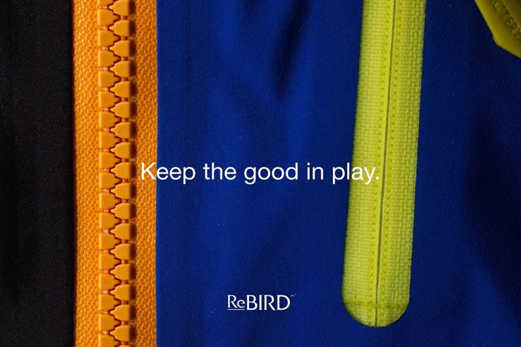 Video of Arc'teryx ReBIRD product design materials. Design by forpeople, courtesy of Arc'teryx.