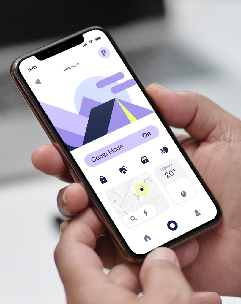 Lifestyle user interface application for Firefly. Design and animation by forpeople.