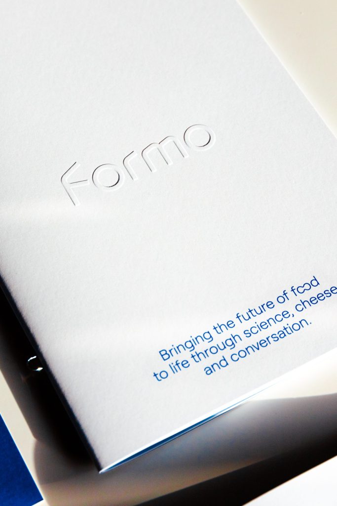 Photograph of the Formo Brand Mission Journal Cover. Design & Photograph by forpeople.