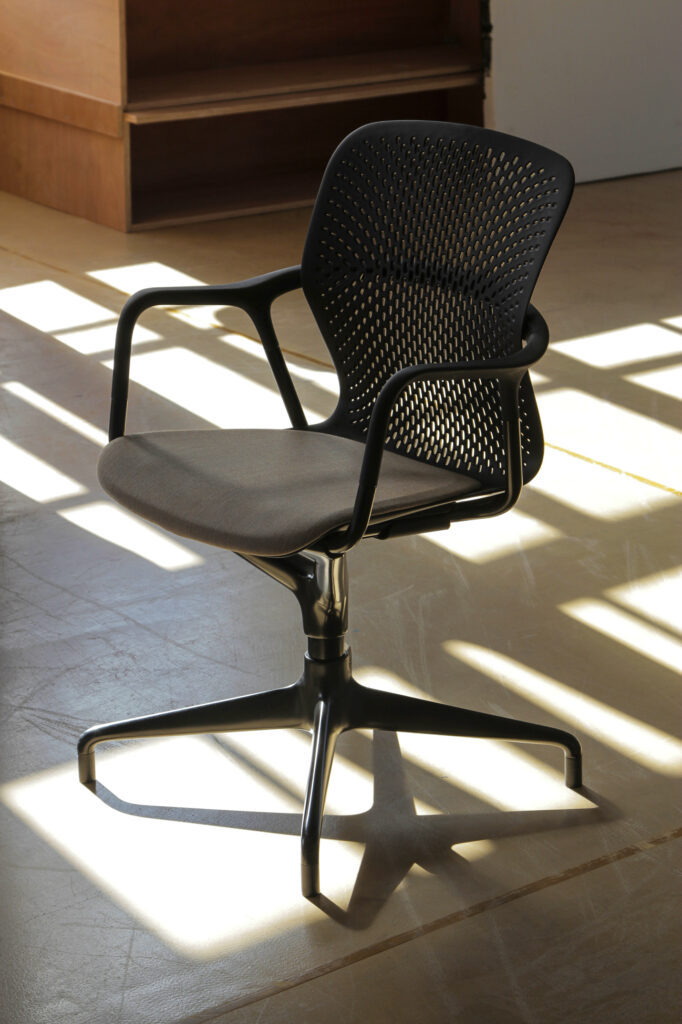 Photograph of Herman Miller Keyn Chair in a studio setting, by forpeople.