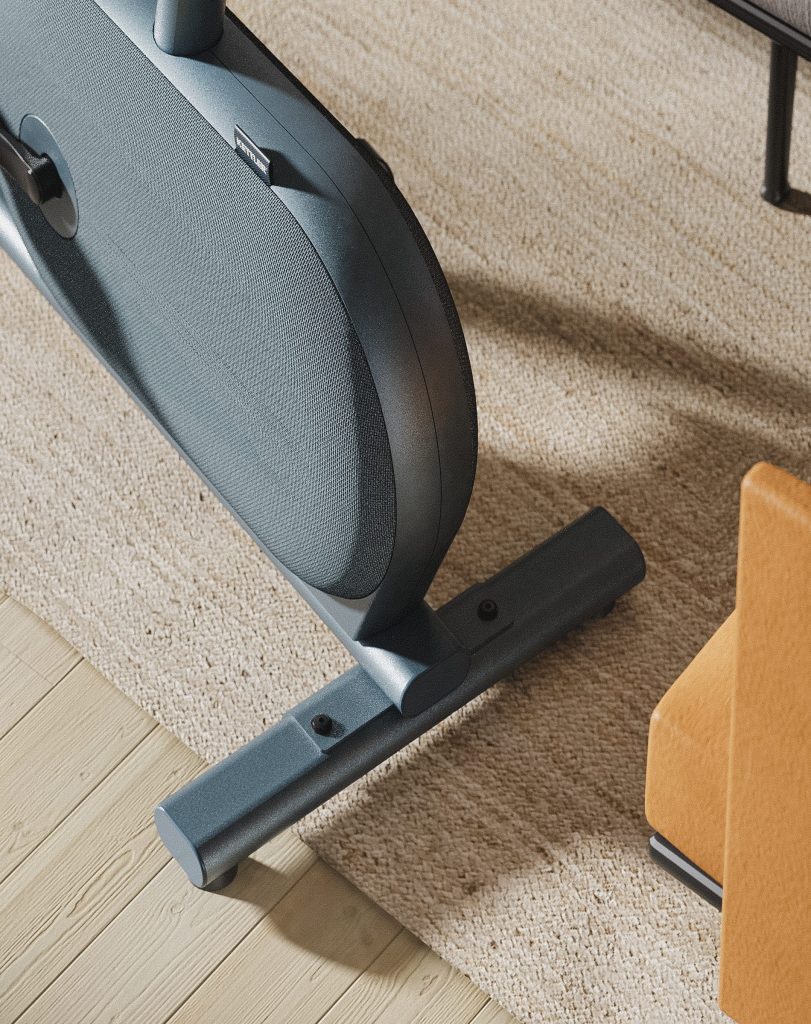 A close-up photograph of kettler HOI RIDE+ design detail. Designed and filmed by forpeople.