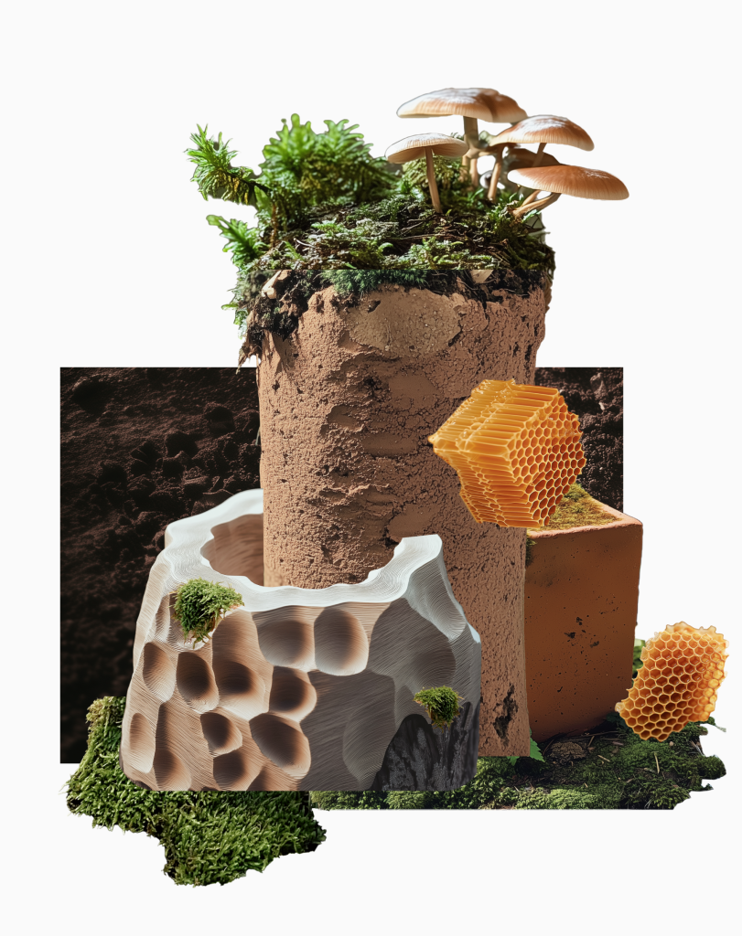 A 3D model composition for Future Feast. 3D visualization by forpeople.