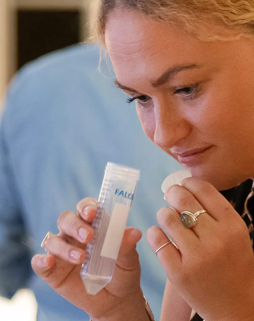 Photograph from the Future Feast aroma experience. Film and concept by forpeople. Culinary concept by Josh Hatfield.