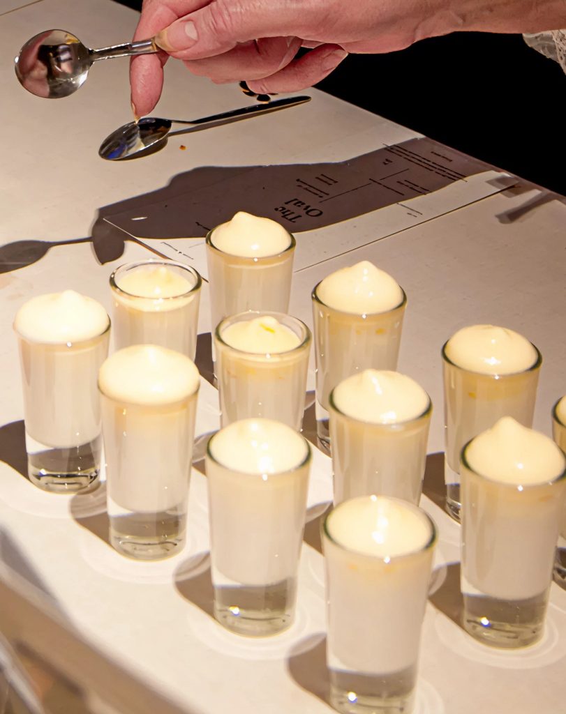 Photograph of piña colada from future feast. Film and concept by forpeople. Culinary concept by Josh Hatfield.