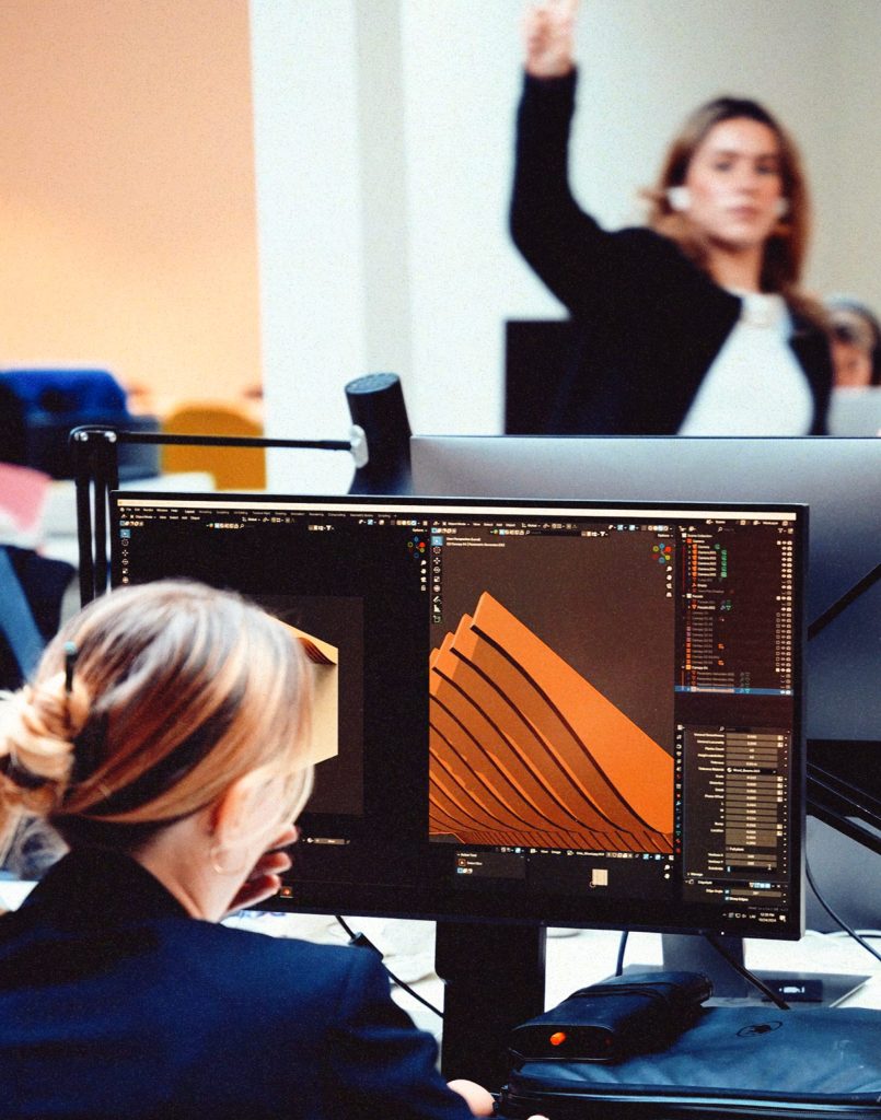 Photograph of Santa and Naza in our Amsterdam studio.