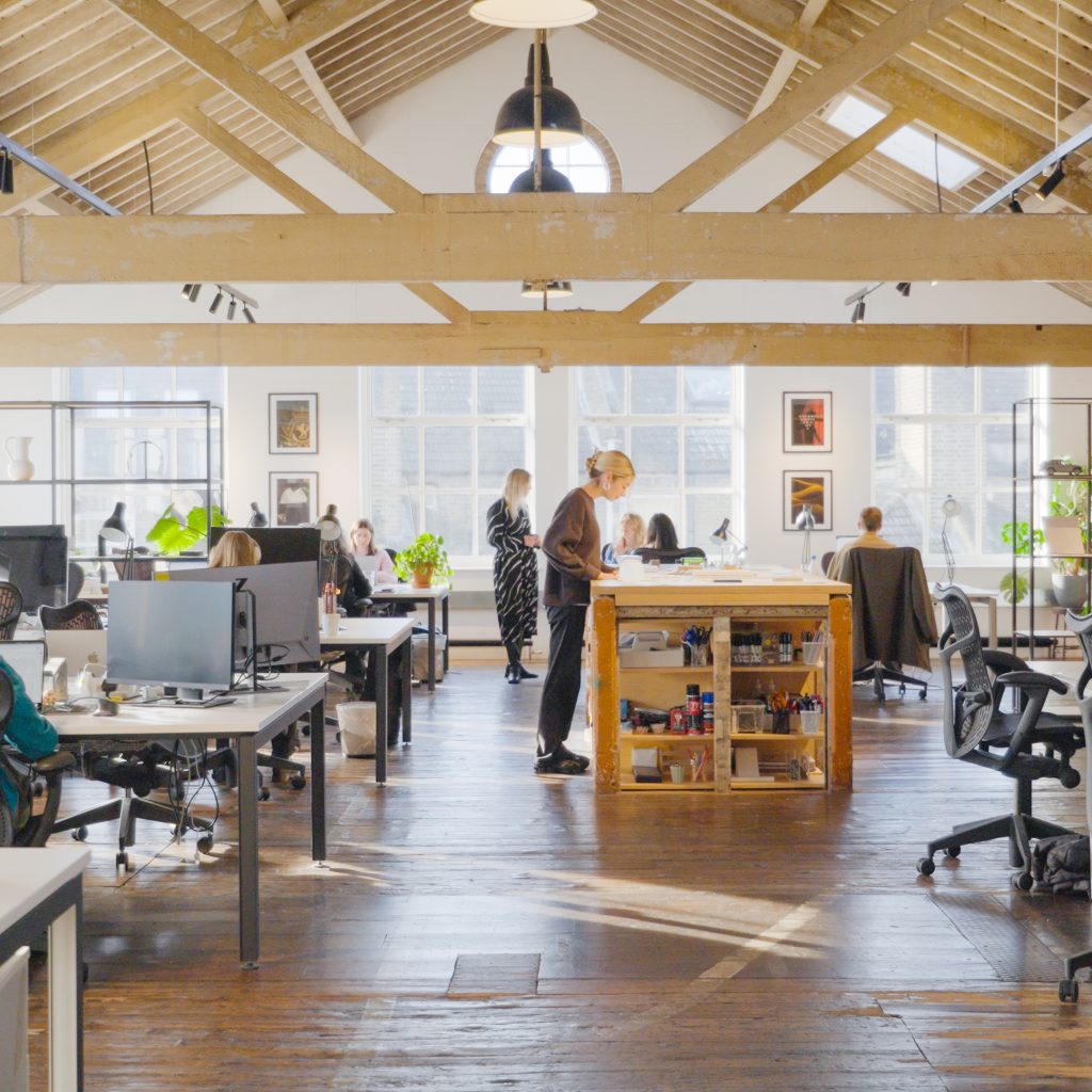 Photograph of one of the creative spaces in our London studio. About Forpeople Creative Agency.