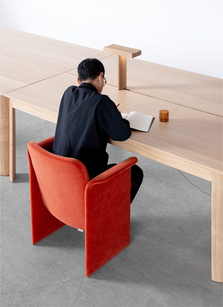 Photograph of our Plank table for VG&P