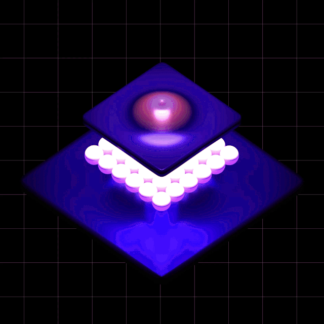 Play experiments of 3D motion. Design by forpeople.