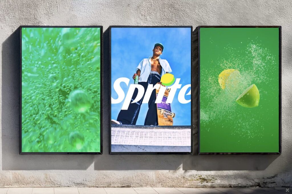 Image of 3 Sprite posters, designed by forpeople.