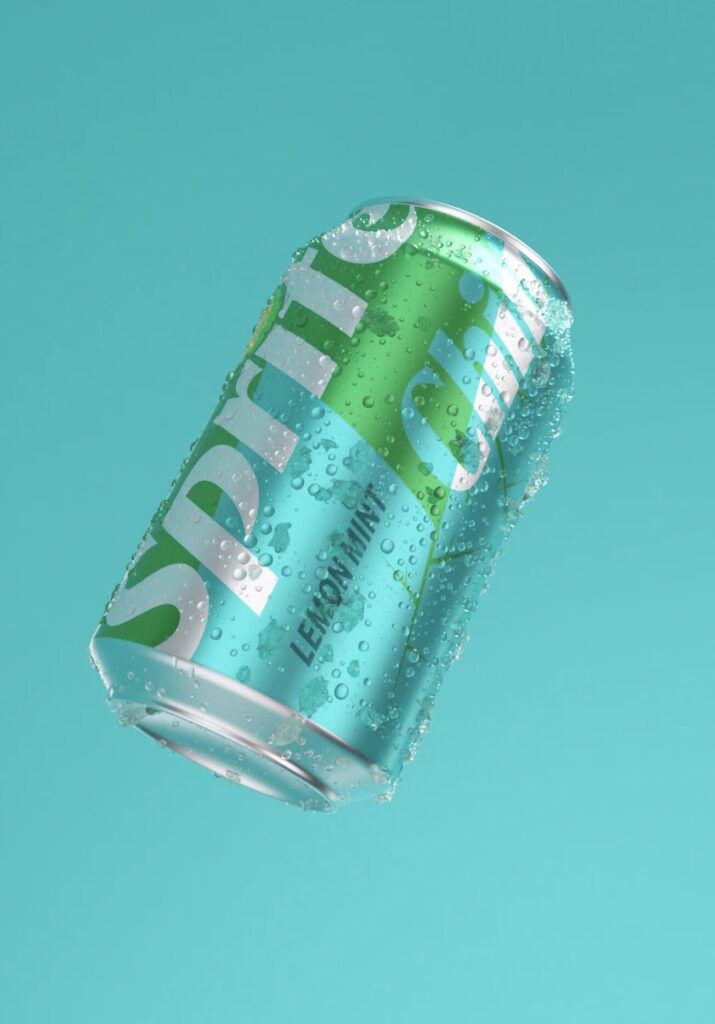 Visualisation of the Sprite Chill brand created by forpeople.
