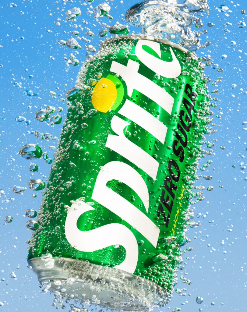Sprite Packaging, photographed by Martin Wonnacott, directed by forpeople