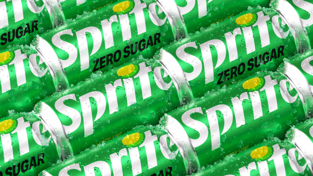CGI of Sprite packaging system, designed by forpeople.