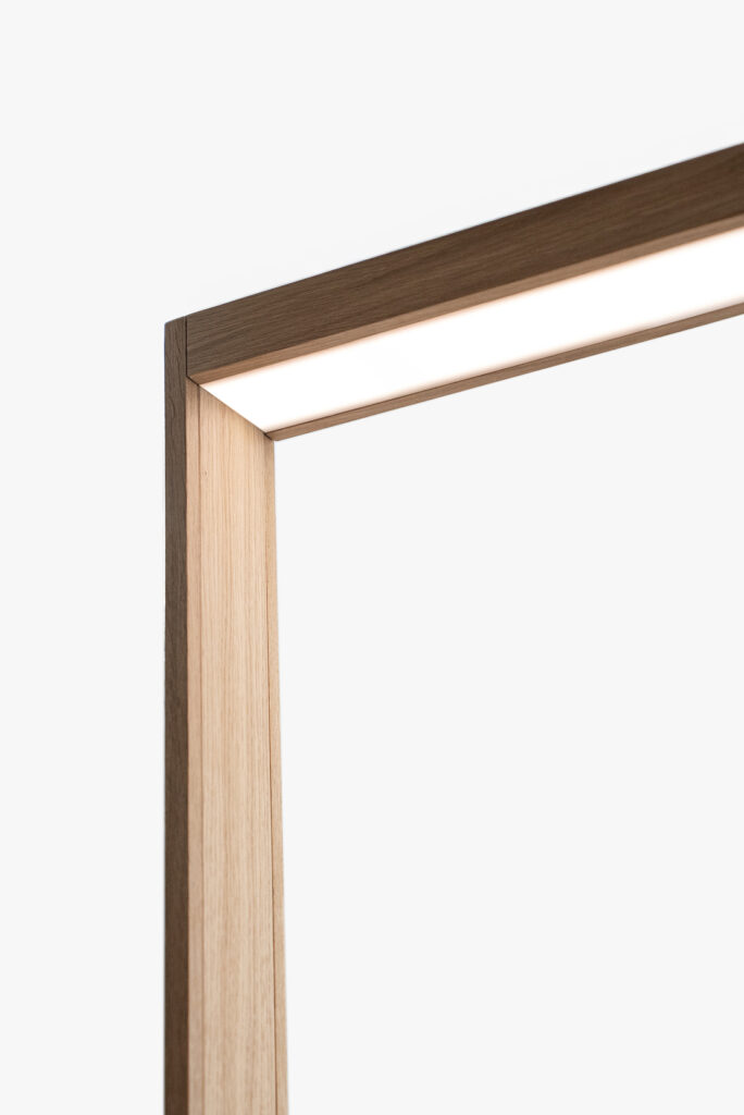 Photograph of VG&P's Plank table system, designed by forpeople.