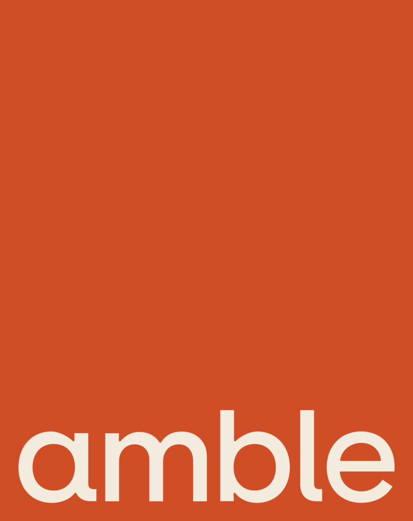 amble identity wordmark design by forpeople.