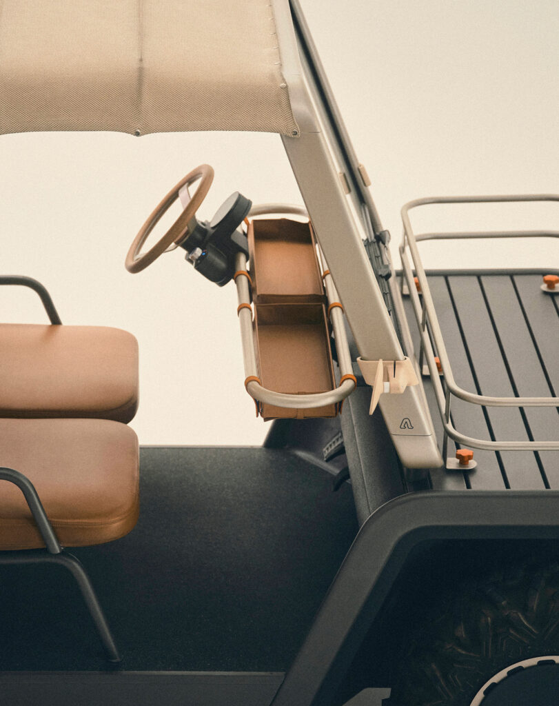 Photgraph of amble buggy interior by amble.