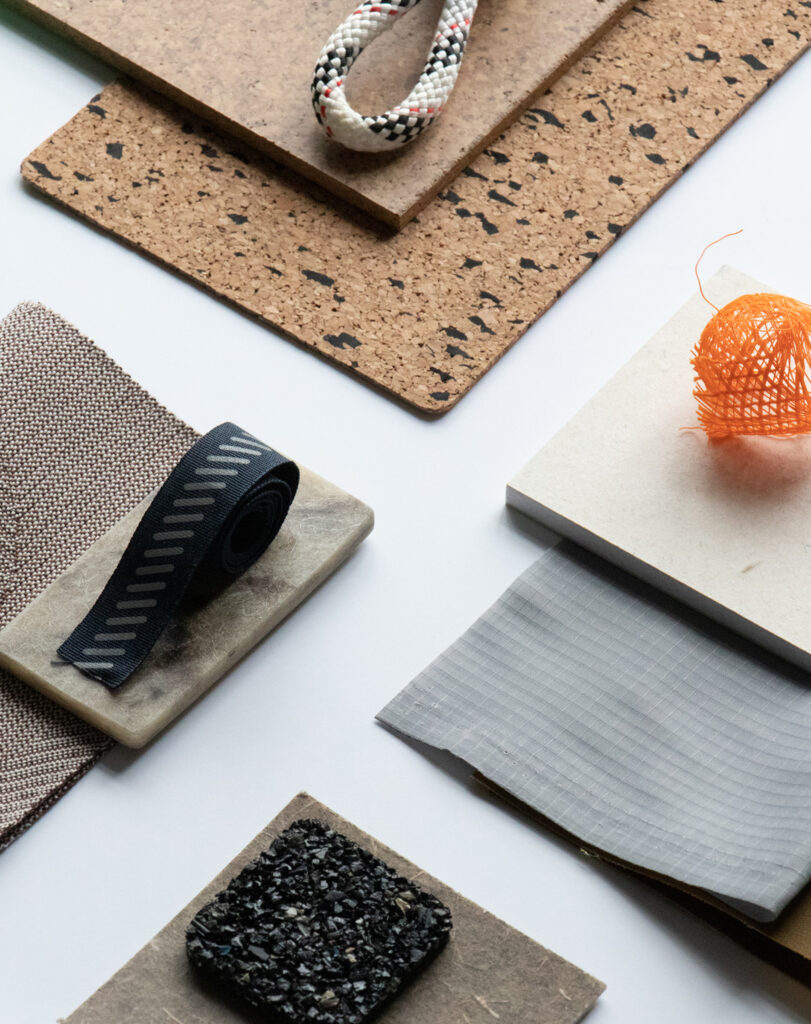 Close up of CMF development for amble one by forpeople.
