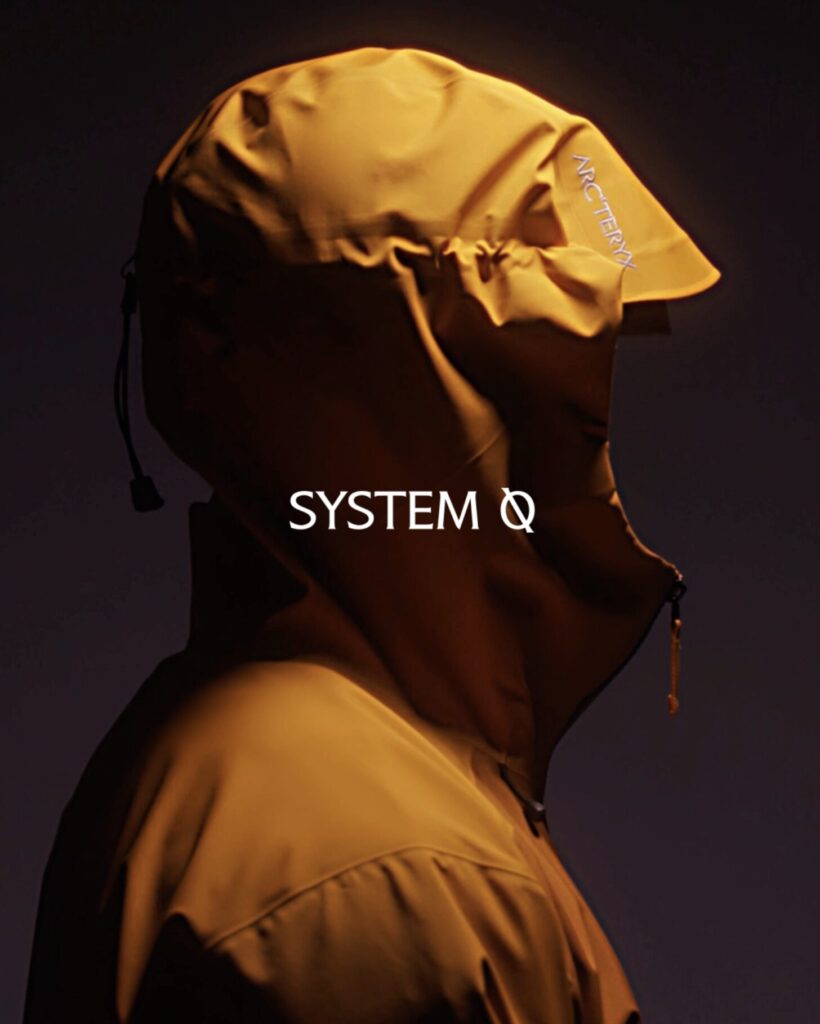 Arc'teryx Jacket reveal video with System 0 logo.