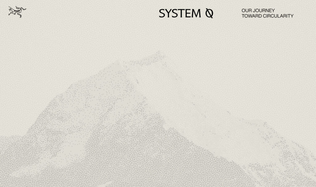 Arc'teryx System 0 on a low-bit mountain